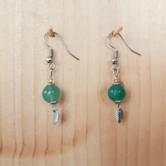 Boucles d'oreilles aventurine