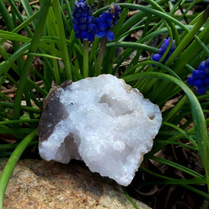Druse de quartz avec ses cristaux pour emplir de bienfaits un lieu. Druse de quartz avec ses cristaux pour emplir de bienfaits un lieu.
