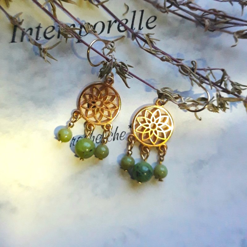 Boucles jade mandala pour parfaire votre tenue avec chic et originalité Boucles jade mandala pour parfaire votre tenue avec chic et originalité