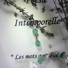 Pendentif pierre naturelle